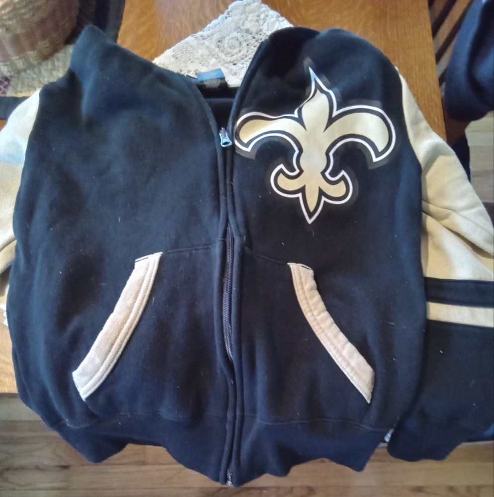 Youth 10 - 12 " saints " nfl sweatshirt